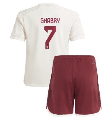 Bayern Munich Serge Gnabry #7 Tercera Equipación Niños 2023-24 Manga Corta (+ Pantalones cortos)